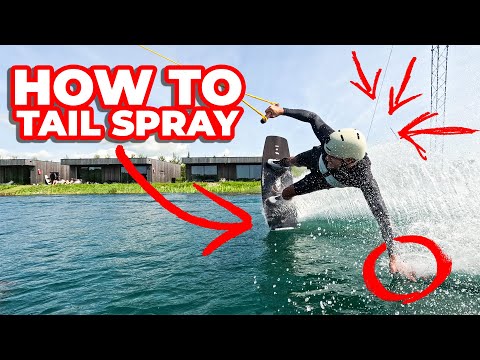 Видео: Трюки вейкбординга для начинающих: Tail Spray в 3 шага
