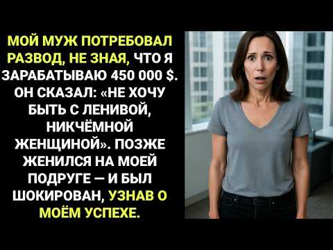Видео: Он развёлся со мной, решив, что я ленивая… пока не узнал, что я зарабатываю 450 000 $ в год