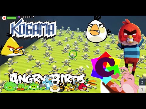 Видео: Исследуем Мир KoGama Angry Birds. Встретили Очень Много Циклопов))
