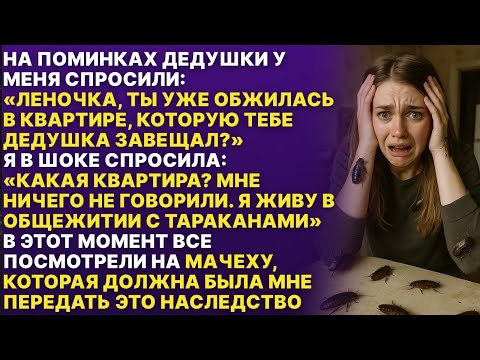 Видео: Пока я жила в общаге с тараканами моя мачеха скрывала от меня квартиру, которую мне завещал дедушка