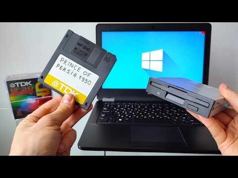 Видео: Как подключить флоппи дисковод к НОУТБУКУ