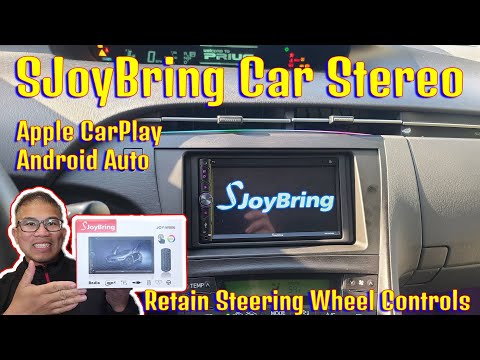 Видео: Как установить автомобильную стереосистему SjoyBring W006 с беспроводным Apple CarPlay и Android ...