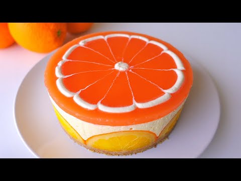 Видео: Апельсиновый чизкейк | без выпечки