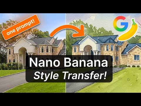 Видео: Изображения Nano Banana просто потрясающие — мгновенно совмещайте любой художественный стиль!
