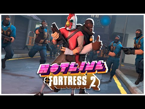 Видео: Hotline Fortress: Идеальное сочетание Hotline Miami и Team Fortress 2!