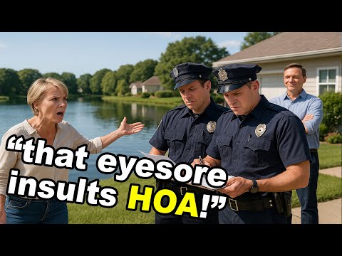 Видео: Ассоциация владельцев жилья (HOA) назвала полицию из-за моего унаследованного озера «слишком урод...