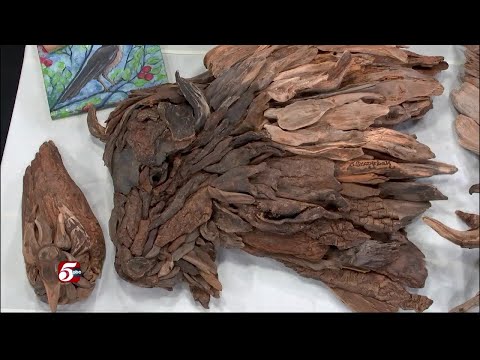 Видео: Местное искусство из коряг из озера Мус