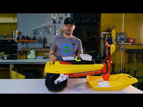 Видео: Обзор нашей новинки - электроснегокат Кашалот