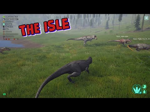 Видео: THE ISLE - Аллозавры косят Рексов как траву!