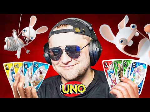 Видео: КРОЛЬЧАЧИЕ ИГРЫ В УНО! ДРУЗЬЯ ССОРЯТСЯ! - UNO