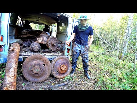 Видео: ЛЕС С ТОННАМИ  МЕТАЛЛА. НАХОДКИ ЛЕЖАТ СВЕРХУ. РЕЗУЛЬТАТ УДИВИЛ. коп металлолома