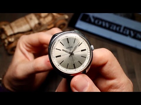 Видео: Советский вариант Omega Seamaster Cosmic | Обзор часов Ракета Вернисаж 80х годов 2609.НА 19 камней