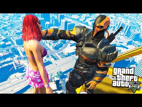 Видео: ДЕФСТРОУК УБИЛ БЕДНУЮ ДЕВУШКУ В РЕАЛЬНАЯ ЖИЗНЬ СУПЕРГЕРОЕВ ГТА 5 МОДЫ ОБЗОР МОДА GTA 5 видео игра