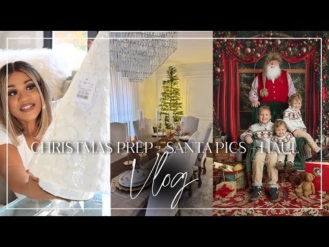 Видео: Видеоблог | Подготовка к Рождеству + Фото Санты + Покупка товаров для дома!