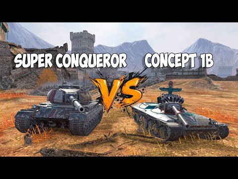 Видео: 🔴Что лучше: Super Conqueror vs Concept 1B ?
