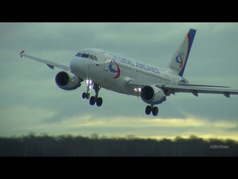 Видео: Сильный боковой ветер, посадки в Домодедово 19.12.19