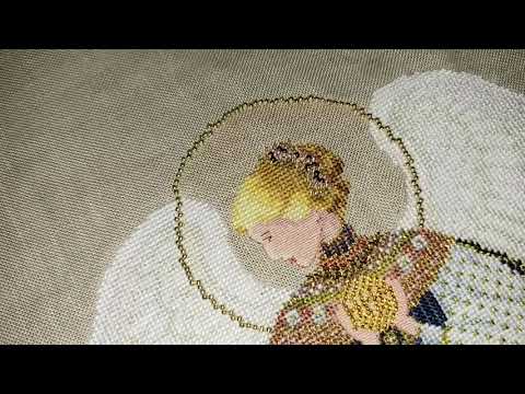 Видео: ФИНИШ/ Ангел Любви/ Angel of Love Lavender & Lace #вышивка #вышивкакрестиком