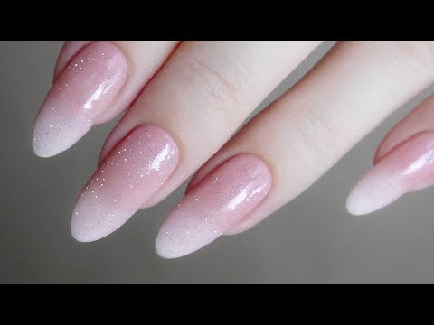 Видео: Нежный френч омбре//Baby boomer nails (обычный лак)