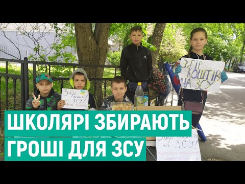 Видео: Продають смаколики та квіти: вінницькі школярі збирають гроші для ЗСУ