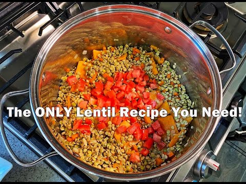 Видео: Простой рецепт веганской тушеной чечевицы: идеальное блюдо для комфорта! | CaribbeanPot.com