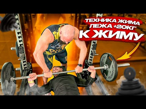 Видео: КАК ПРИБАВИТЬ 20 КГ К ЖИМУ! Техника жима лежа.
