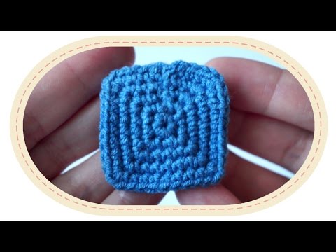 Видео: Квадрат крючком. (Урок 7). Crochet square.