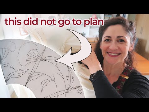 Видео: Я реконструировал исторический узор вышивки для викторианского бархатного пальто.