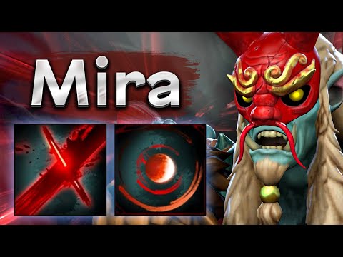 Видео: Мира на Гримстроке на голову выше всех! - Mira Grimstroke 7.34 DOTA 2