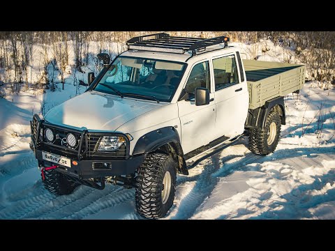 Видео: УАЗ Профи - тюнинг под 35 колеса