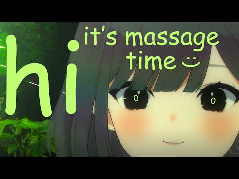 Видео: 【ASMR】Массаж всего тела с маслом🧴🩷| Снимите стресс и напряжение🙏🏻 | Салон спокойного массажа✨ #3D...