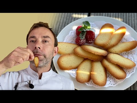 Видео: Как использовать белки, если они остались от других рецептов I Французское ПЕЧЕНЬЕ "кошачьи язычки"