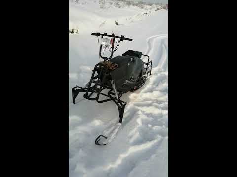 Видео: мотобуксировщик  Бурлак М2 , переделки и доработки.