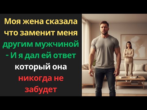Видео: Моя жена сказала, что заменит меня другим мужчиной… И я дал ей ответ, который она никогда не забудет