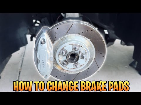 Видео: КАК ЗАМЕНИТЬ ТОРМОЗНЫЕ КОЛОДКИ НА КОМПЛЕКТЕ ТОРМОЗОВ AKEBONO FAST G37 / 370Z / Q50 / Q60 2024
