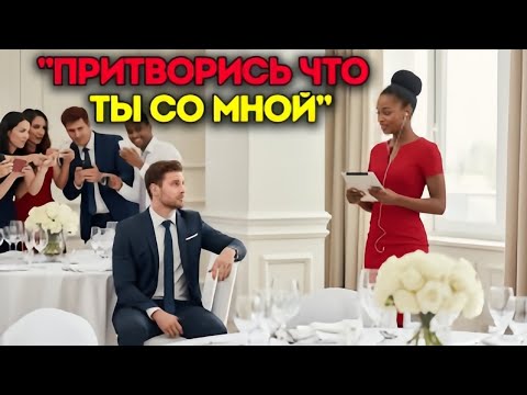 Видео: Генеральный директор-миллиардер сидел один на свадьбе — пока незнакомка не прошептала “Притворись