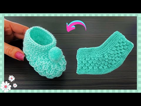 Видео: ИДЕАЛЬНО! ОЧЕНЬ ЛЕГКО ВЯЗАТЬ ОБУВЬ
