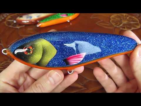 Видео: Джеркбейты моего производства ( новая партия ).