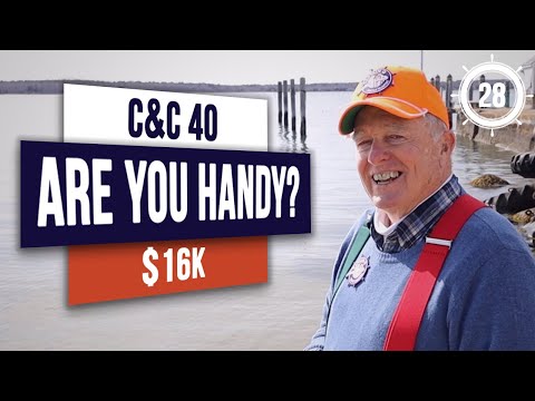 Видео: Продаётся парусная лодка FIXER UPPER! 16 тыс. долларов за C&C 40 EP 28