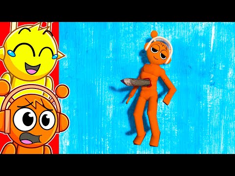 Видео: Реакция на БЕЗУМНУЮ ФИЗИКУ SPRUNKI RAGDOLL! (Удовлетворительно)