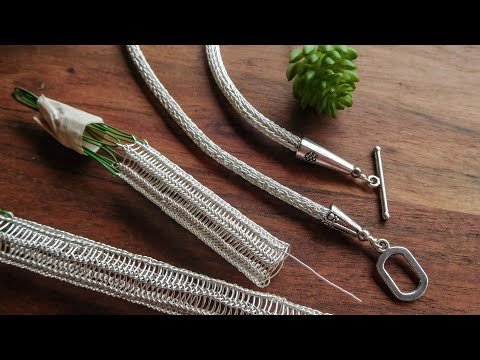 Видео: Viking Weave — мастер-класс по плетению браслета из проволоки