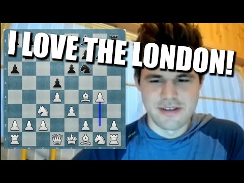 Видео: Магнус Карлсен даёт урок по Лондонской системе! 👑