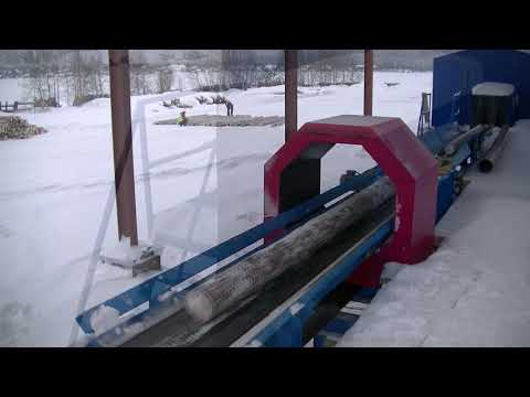 Видео: Линия сортировки пиловочника Петрозаводск