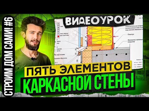 Видео: СТРОИМ ДОМ САМИ! #6 Каркасная стена и УЗЛЫ