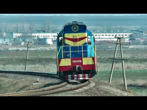 Видео: Прибытие и отправление. ЧМЭ3-878 /УЗ/. Бессарабка