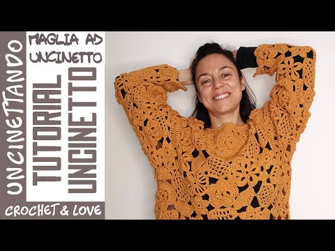 Видео: Мастер-класс по вязанию легкого и интересного свитера крючком
