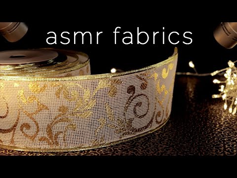 Видео: [ASMR] 🧣 Ткани ★ Медленный скратчинг, поглаживание и сминание (БЕЗ СЛОВ)