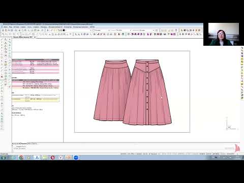 Видео: Пошаговое конструирование юбки в Графическом конструировании САПР АССОЛЬ