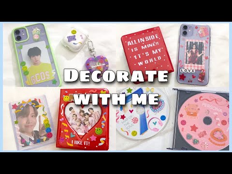 Видео: decorating my phone, airpods case, binder |  diy декорирование стикерами  (kpop edition)