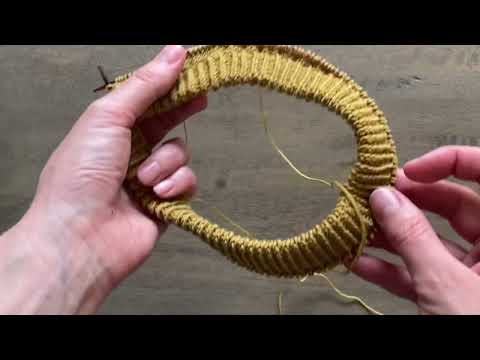 Видео: Немецкое плетение коротких рядов