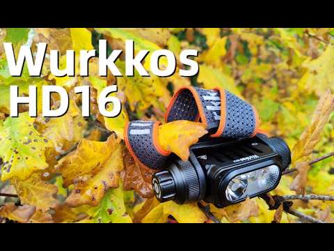 Видео: Яркий налобный фонарь Wurkkos HD16